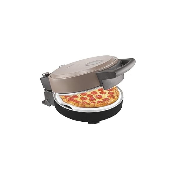 Bestron Four à pizza, pour des pizzas croustillantes en 5-10 minutes, four à pizza électrique avec une temperature de 320°C, 