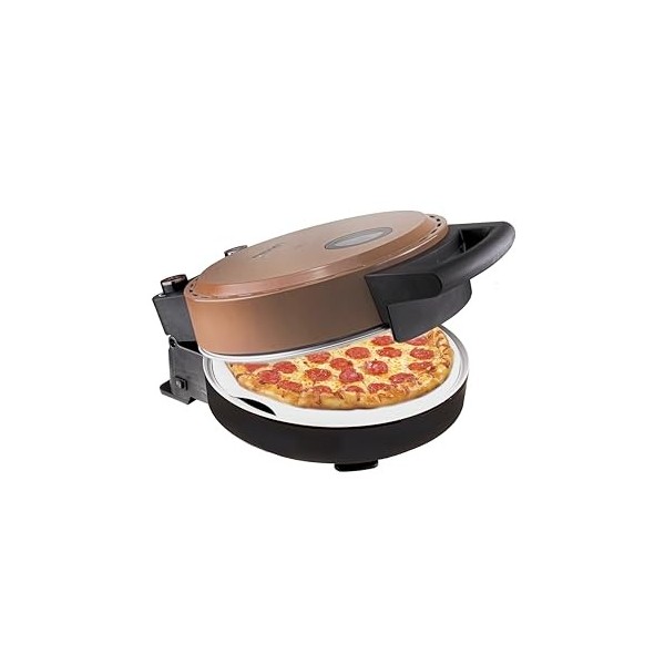 Bestron Four à pizza, pour des pizzas croustillantes en 5-10 minutes, four à pizza électrique avec une temperature de 320°C, 