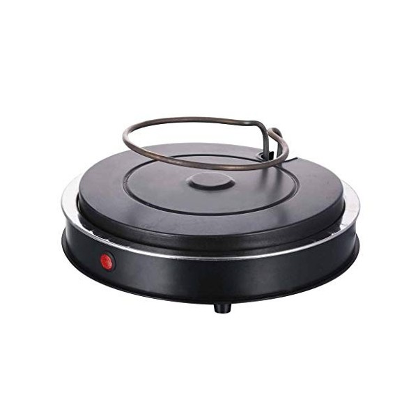 Emerio PO-115985 Four à pizza, couvercle en terre cuite, fait à la main, design breveté, pour mini pizza, véritable plaisir f