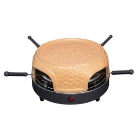 Four à pizza Gastronoma - four à pizza avec dôme en terre cuite pour 4 personnes - dôme à pizza - 800 watts - préparation en 