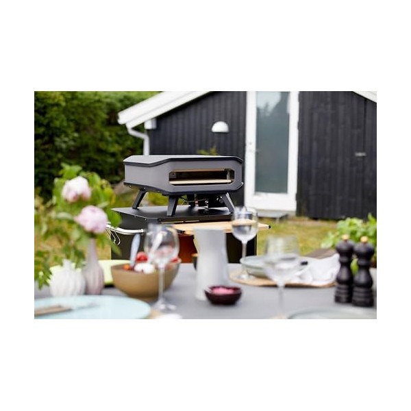 COZZE Four à Pizza à Gaz 13" avec Pierre à Pizza – Idéal pour Pizzas Faites Maison, Four Extérieur Compact, Parfait pour la C