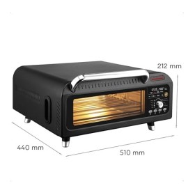 LITTLE BALANCE 8733 RevolutionAir, Four à Pizzas électrique, Multifonction, 3 en 1, Air Fryer, Four Grill, 10 modes de cuiss