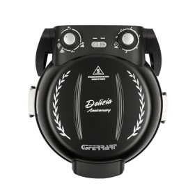 G3Ferrari G1017710 Delizia Anniversary - Four à pizza - Noir - Édition spéciale avec pierre à pizza réversible, spatule et cu