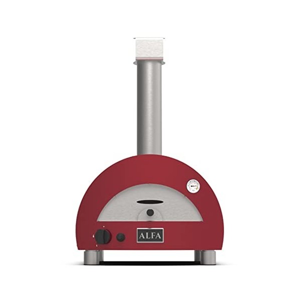 Alfa Forni Linea Moderno Four à pizza portable, rouge