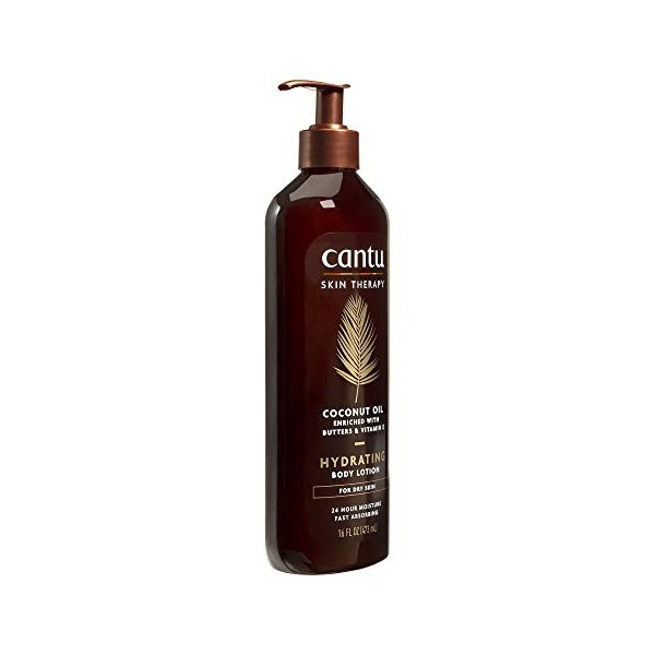 CANTU Skincare Lotion hydratante pour le corps à lhuile de noix de coco 473 ml lemballage peut varier 