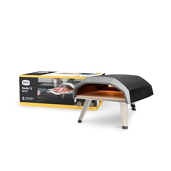 Ooni Koda 12 Four à Pizza à gaz 37 mBar– Four à Pizza extérieur portable – Four à Pizza Cuire dauthentiques Pizzas sur Pierr
