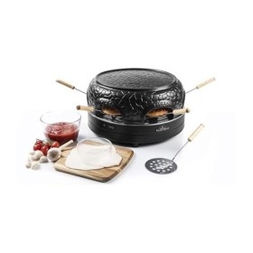 Bestron Four à pizza allant jusquà 4 personnes, Dôme à pizza pour petites pizzas Ø 10 cm avec dôme en céramique, environ 1