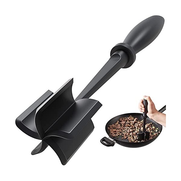 Hachoir à viande, hachoir à hamburger, presse-purée et braseur de qualité supérieure résistant à la chaleur pour hamburger