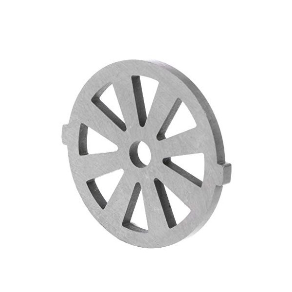 fivekim Hachoir à Viande Plaque Filet Couteau Hachoir à Viande pièces en Acier Inoxydable Trou de Viande Plaque Hachoir à Via