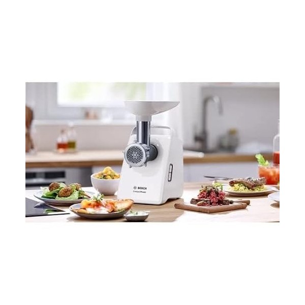 Bosch Electroménager MFW3520W Hachoir à viande, 1500 W Blanc