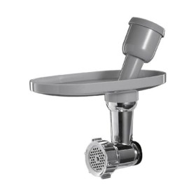 Smeg, Hachoir SMMG01 pour Robot sur socle Aluminium, 3 Filières Disques Inox, Accessoires pour Saucisses et Kebbe, Compatible