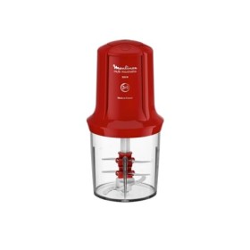 Moulinex, Mini Hachoir, Multimoulinette, 500 ml, 6 lames en acier inoxydables, AT714G32, Rouge Rubis