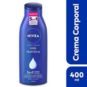 NIVEA Body Milk nourrissant, lait corporel pour une hydratation profonde pendant 48h, crème hydratante corporelle avec huile 