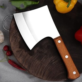 MLG Tools Couteau à os, couteau hachoir à viande, pour les gros os et la viande congelée