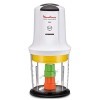 Moulinex Multi Moulinette AT723110 6-en-1, 500 W, 0,5 litre, plastique, 2 vitesses, blanc
