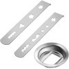 Pack de 2 accessoire sablé, accessoire sablé 8 formes, accessoire inox 430 pour hachoir à viande avec bague de liaison, acces
