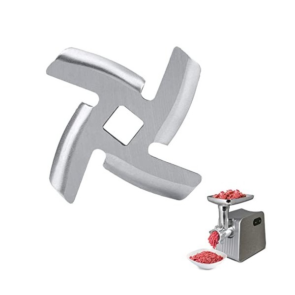 Lame de Hachoir, Lames pour Hachoir à Viande, Couteau pour Hachoir à Viande, Lame de Hachoir en Acier Inoxydable, Rechange de