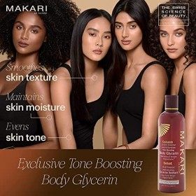 Glycérine Exclusif Actif Intense Tonifiant Makari 16.8oz - Hydratation éclaircissant pour le corps avec Organiclarine TM - Tr