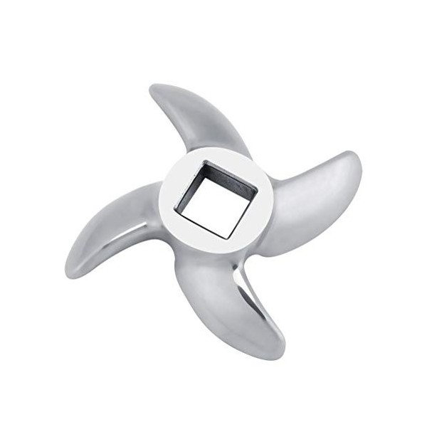 4 Lame Hachoir,Lame de Hachoir à Viande Mélangeur Remplacement du Hachoir à Couteau en Acier Inoxydable pour Fruits Légume Br