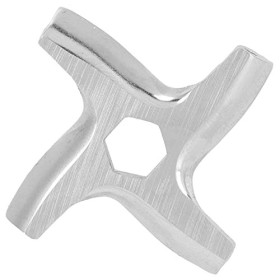 Pièces de Rechange de Lame de Hachoir à Viande Plaque de Coupe de Broyage des Aliments en Forme de Croix A-15 Trou Hexagonal 