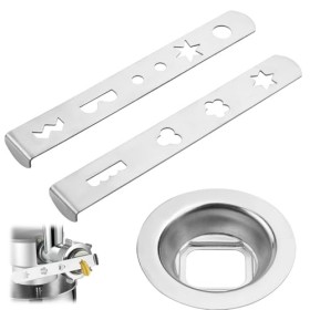 Embout à pâtisserie en acier inoxydable pour hachoir à viande, 9 formes différentes, pour hachoir à viande, robot de cuisine 