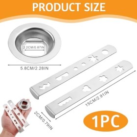 Embout à pâtisserie en acier inoxydable pour hachoir à viande, 9 formes différentes, pour hachoir à viande, robot de cuisine 