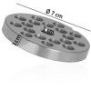 Mahlzeit Disque perforé Ø 10 mm pour hachoir à viande électrique professionnel | Ø 7 cm | Accessoires de rechange | Plaques e