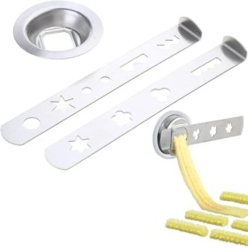 WUMZIRA Accessoires patisserie, Embouts à pâtisserie en acier inoxydable pour hachoir à viande avec 8 formes différentes, cui