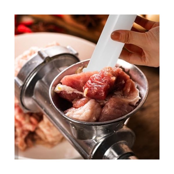 Alipis Lot de 4 bâtons de viande, hachoir à viande, saucisses, tubes de farce, hachoir à viande, hachoir à viande, poussoir à