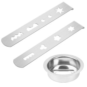 Accessoires De Hachoir À Viande, 3 Pièces, Accessoires De Presse À Biscuits, Sablés, Outils Métalliques En Acier Inoxydable, 