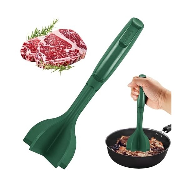 Hshenjhu Hachoir à Viande, Multifonctionnel Manuel Hachoir à Hamburger, Antidérapant Résistant à la Chaleur Hachoir à Viande 