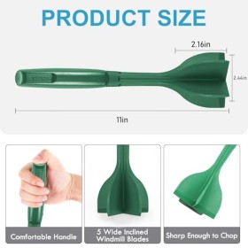 Hshenjhu Hachoir à Viande, Multifonctionnel Manuel Hachoir à Hamburger, Antidérapant Résistant à la Chaleur Hachoir à Viande 