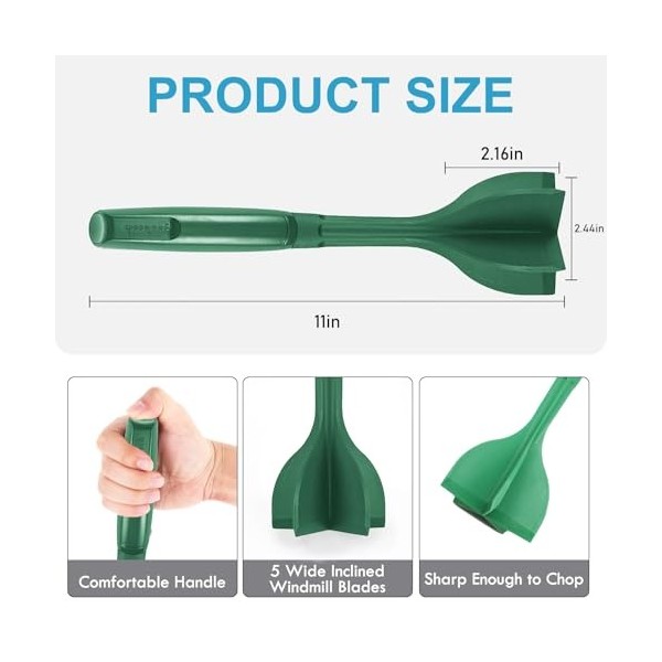 Hshenjhu Hachoir à Viande, Multifonctionnel Manuel Hachoir à Hamburger, Antidérapant Résistant à la Chaleur Hachoir à Viande 