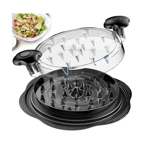 SkyJoy®hachoir poulet outil de hachage de poulet, hachoir à viande visible, barre antidérapante, poignée ergonomique, sans BP