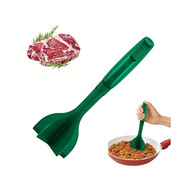 FAINCA Hachoir à Viande pour Hamburger, Presse-Purée à Viande, Outil Manuel en Nylon pour Bœuf Haché, Presse-Purée à Viande H