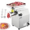 VEVOR Hachoir à Viande Électrique Capacité 2,5 kg/min, Hachoir Électrique de Comptoir, Poussoir à Saucisses en Inox, avec Lam