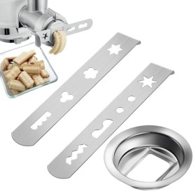 Pack De 3 Accessoires Pour Hachoir À Viande,Embouts À Douilles Pour Biscuits, Embouts À Pâtisserie,Embouts À Pâtisserie,Pour 