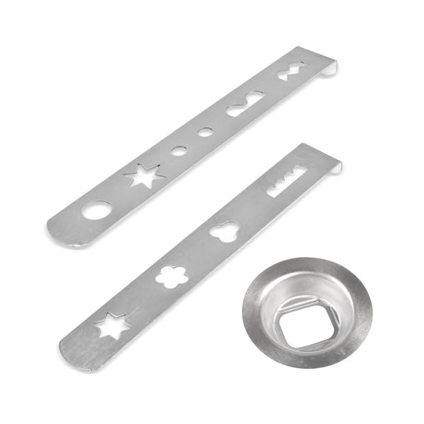 Accessoire pour Biscuits au Hachoir à Viande,Hachoir à viande en acier inoxydable,pour Pâtisserie Biscuit Sablé,Acier Inoxyda
