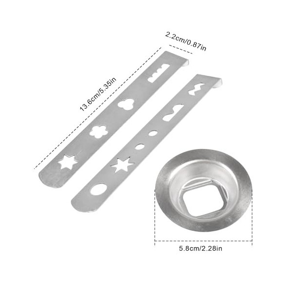 Accessoire pour Biscuits au Hachoir à Viande,Hachoir à viande en acier inoxydable,pour Pâtisserie Biscuit Sablé,Acier Inoxyda