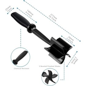 Ceeyoll Hachoir à Viande, Résistant à La Chaleur Et Hachoir à Mélange, Ustensile De Hachoir à Viande Hachée, Hachoir à Hambur