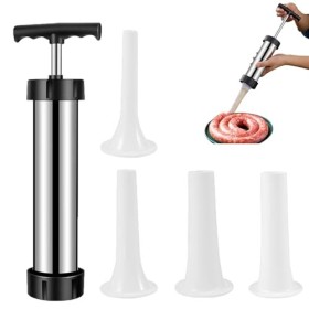 Machine de Remplissage de Saucisses, Poussoir à Saucisses, Farcir Saucisse Machine, Outil Manuel de Remplissage de Saucisses,