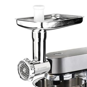 grossag Hachoir à viande en acier inoxydable compatible avec les robots de cuisine Kenwood Passe au lave-vaisselle - Kit de p