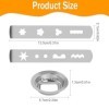 DIELOVEHUA Accessoire pour Biscuits au Hachoir, 8 Formes avec Anneau de Liaison, Moule à Pâtisserie pour Hachoir à Viande, Ac