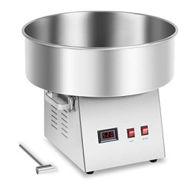 Royal Catering RCZK-1030-W Machine a Barbe a Papa Professionnelle Ø 52 cm, 1030 W, 1 unité / 30 s, Acier Inoxydable 
