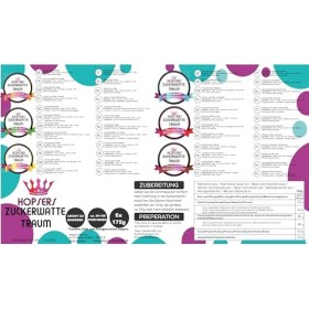 Hopser Food Fun Sucre à barbe à papa dans un bocal en verre pour machine à barbe à papa avec 50 bâtons de barbe à papa | Sucr