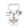 BOMEON Idee Cadeau Fete Des Peres, Porte-cles Papa, Cadeau Futur Papa, Cadeau Papa Anniversaire, Cadeau Papa, Idee Cadeau Pap