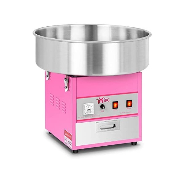 Royal Catering Machine à Barbe à Papa Professionnelle RCZK-1200-W diamètre de la cuve 52 cm, 1.200W, rendement horaire 1 uni