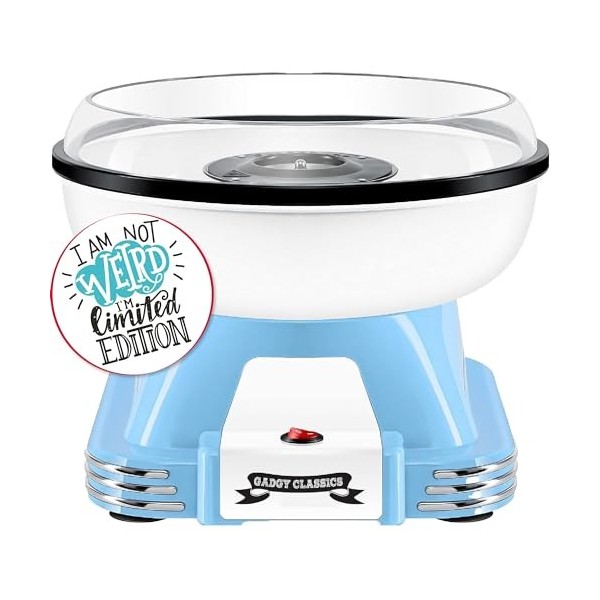 Gadgy Machine à Barbe à Papa - Machine à Barbe à Papa Rétro - Machine à Barbe à Papa Maison pour Fêtes dAnniversaire d’Enfan