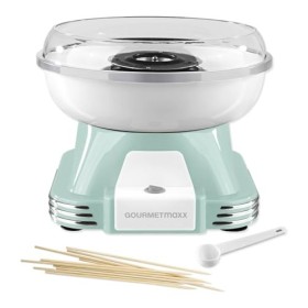 GOURMETmaxx Machine à barbe à papa pour la maison | Loriginal avec 10 bâtonnets & cuillère doseuse au design rétro nostalgiq