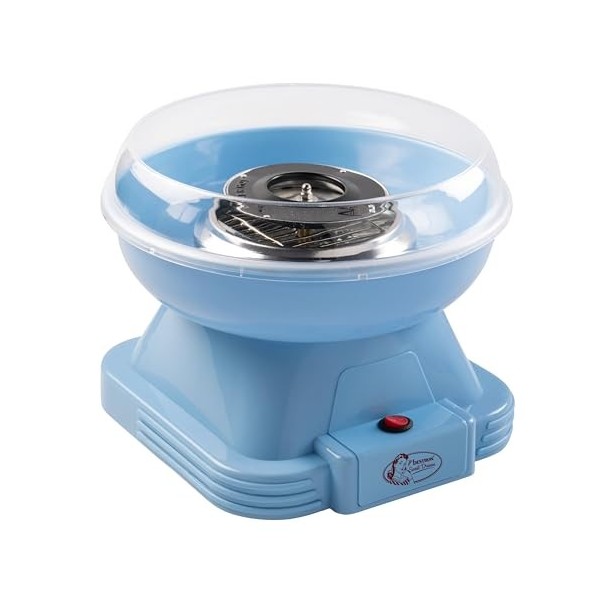 Bestron machine barbe à papa, Cotton Candy Maker avec 10 bâtonnets & cuillère à mesurer, idéal pour les anniversaires denfan